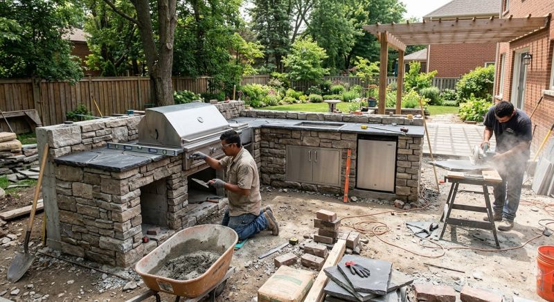 Outdoor Kitchen Construction in North Charleston, SC