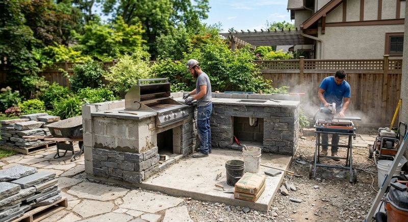 Outdoor Kitchen Construction in Napa, CA