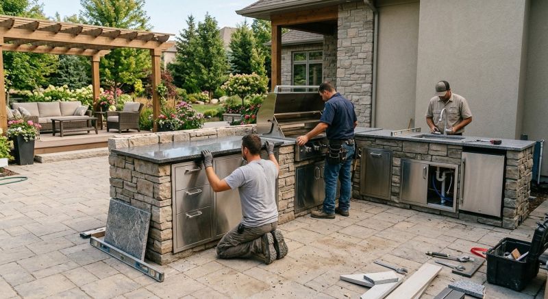 Outdoor Kitchen Remodeling in Pearland, TX