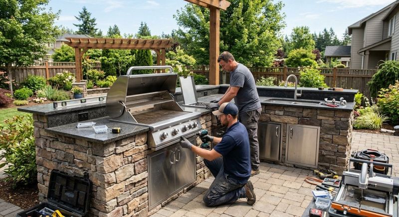 Outdoor Kitchen Renovation in Santa Rosa, CA